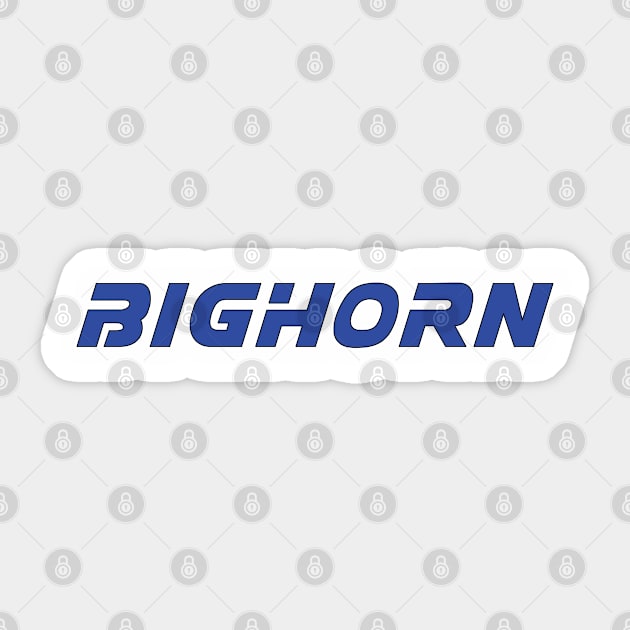 Bighorn Blue Logo Sticker by Bighorn Powersports